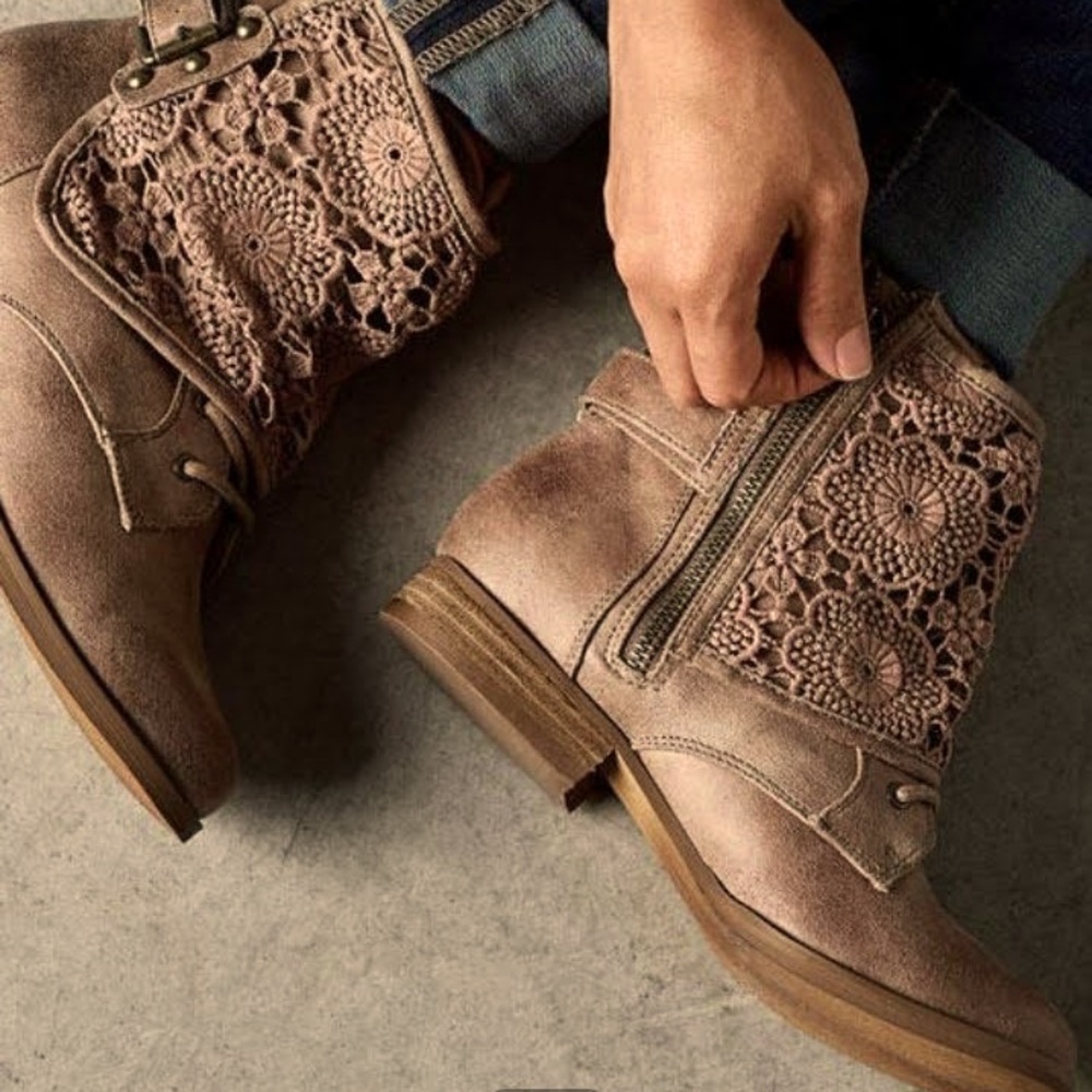 Leather ankle boots. Pretty much brand new.